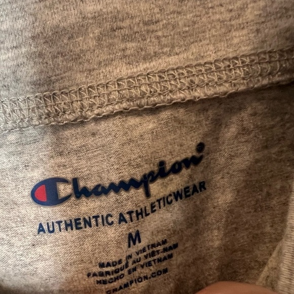 D11.13 Champion athleticwear leggings girls M Oxford Heather Gray NWOT - Picture 5 of 6